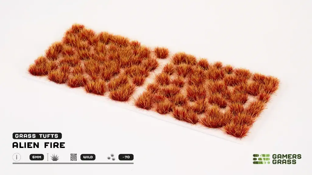 Gamers Grass : Alien Fire Tuft 6mm │ Touffes d'Herbes | Modélisme